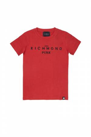 T-SHIRT JOHN RICHMOND RBP23019TS RED TANGO