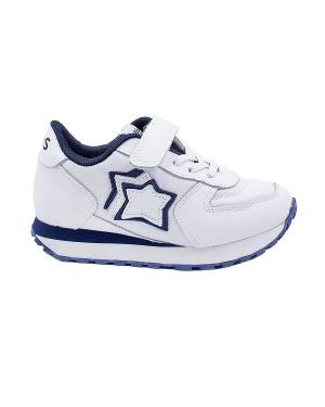 SCARPE ATLANTIC STARS BEN4 BIANCO/BLU