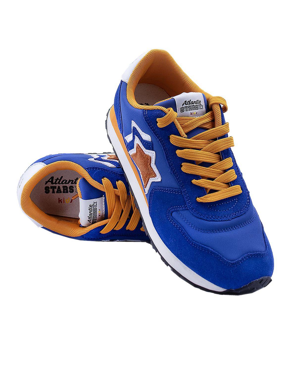 SCARPE ATLANTIC STARS ICARO96 BLUETTE/ARANCIO-1