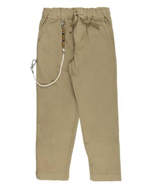 PANTALONE IMPERIAL PE75272B BEIGE/MARRONE-mini