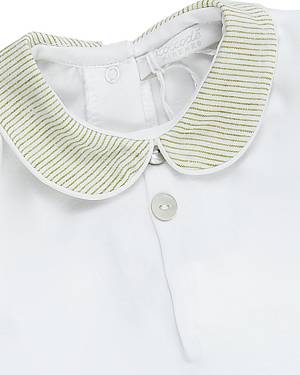 TUTINA COCCODÉ C59008 BIANCO/VERDE FOGLIA-2-mini