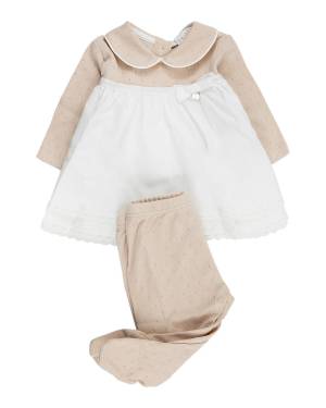 COMPLETO COCCODÉ C59052 ROSA/BIANCO