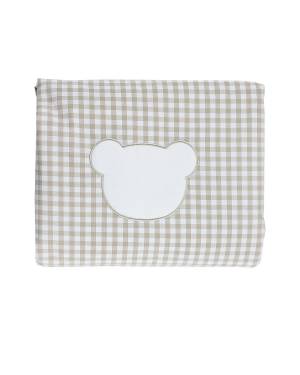 COPERTA COCCODÉ C59454 BIANCO/SABBIA