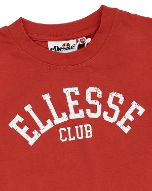 T-SHIRT ELLESSE EHB207S24 Mars Red-1-mini