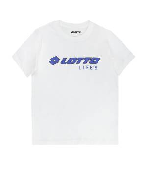 T-SHIRT LOTTO LT0120 WHITE