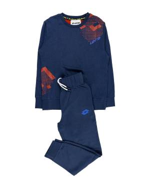 COMPLETO LOTTO LT0123 NAVY BLUE