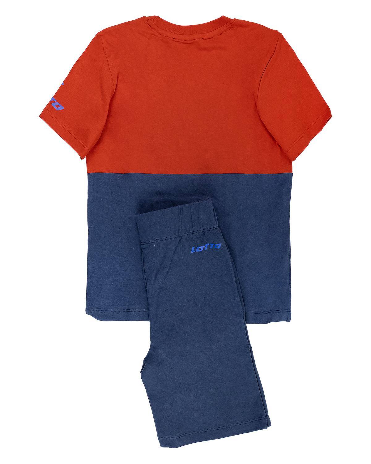 COMPLETO LOTTO LT0126 RED/NAVY BLUE-1
