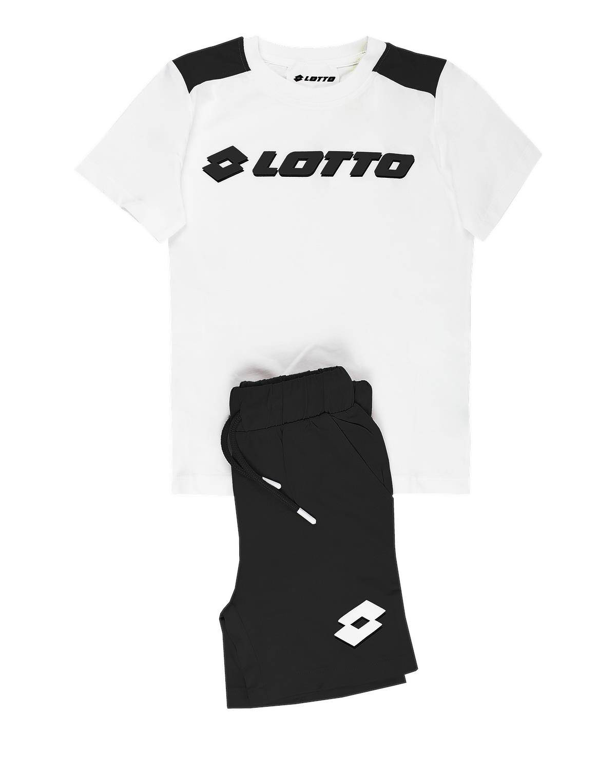 COMPLETO LOTTO LT0139 WHITE/BLACK
