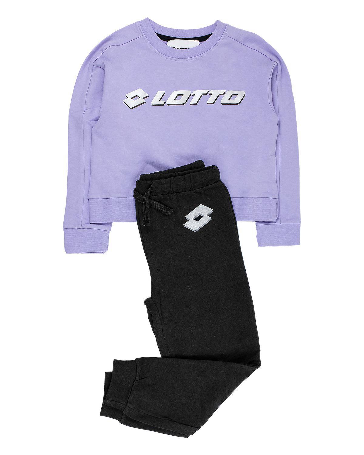 COMPLETO LOTTO LT0200 VIOLET/BLACK-0
