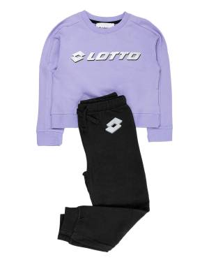COMPLETO LOTTO LT0200 VIOLET/BLACK