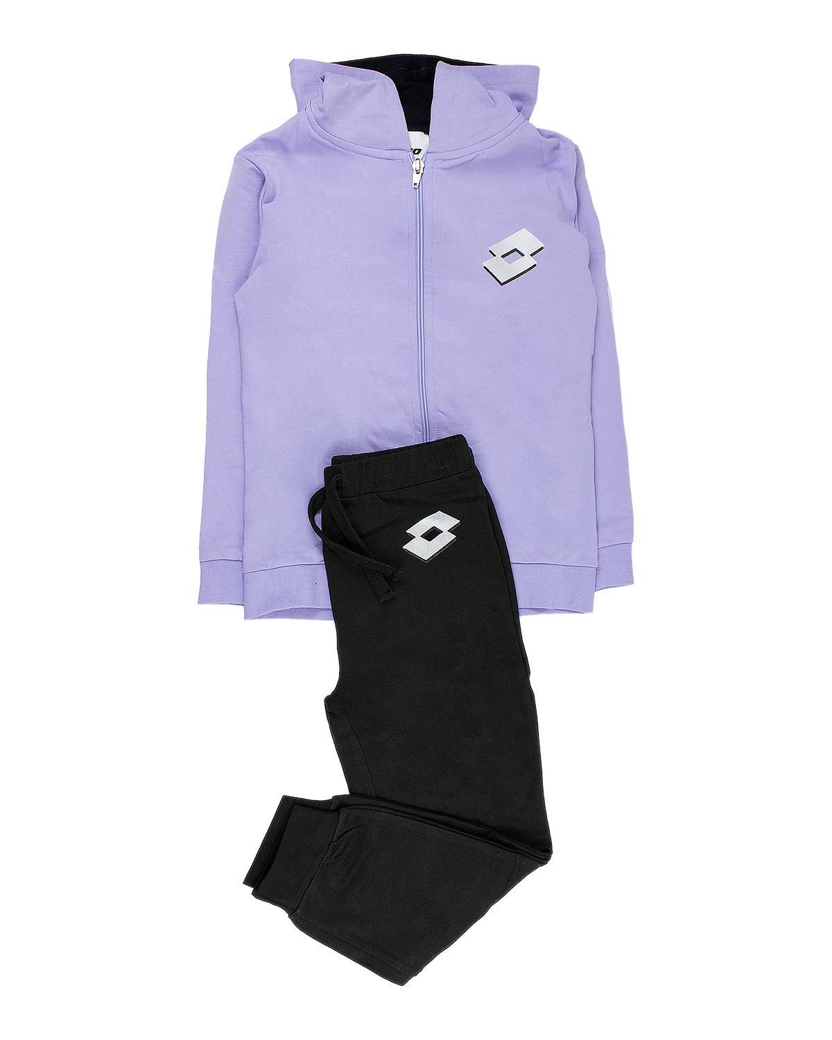 COMPLETO LOTTO LT0203 VIOLET/BLACK