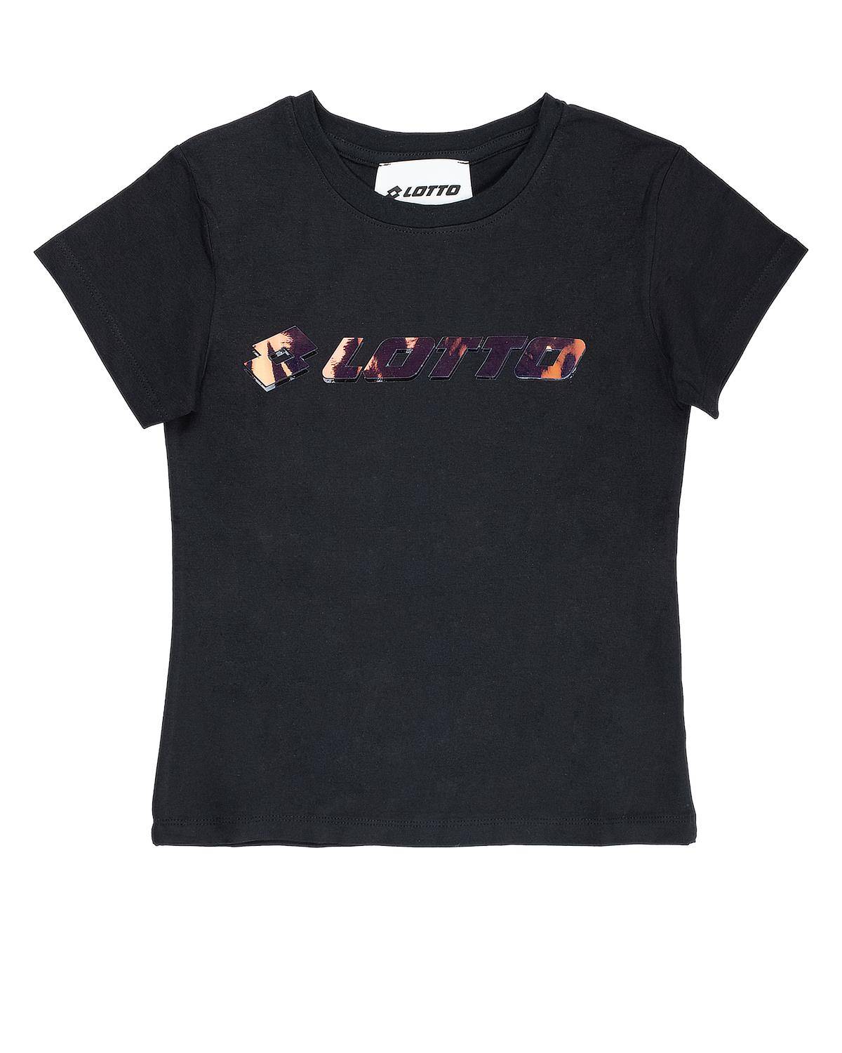 T-SHIRT LOTTO LT0206 BLACK