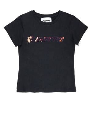 T-SHIRT LOTTO LT0206 BLACK