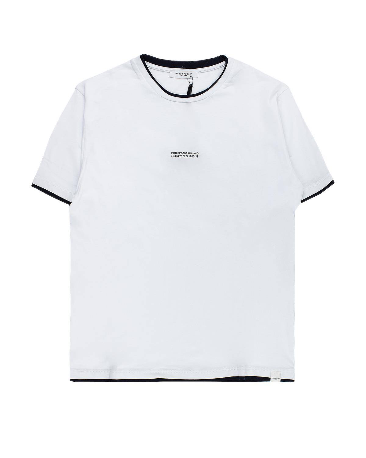 T-SHIRT PAOLO PECORA PP3665 BIANCO-NERO