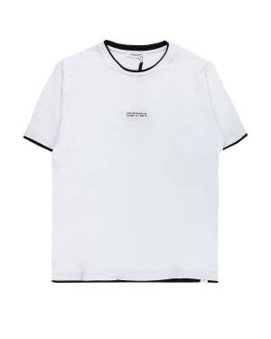 T-SHIRT PAOLO PECORA PP3665 BIANCO-NERO