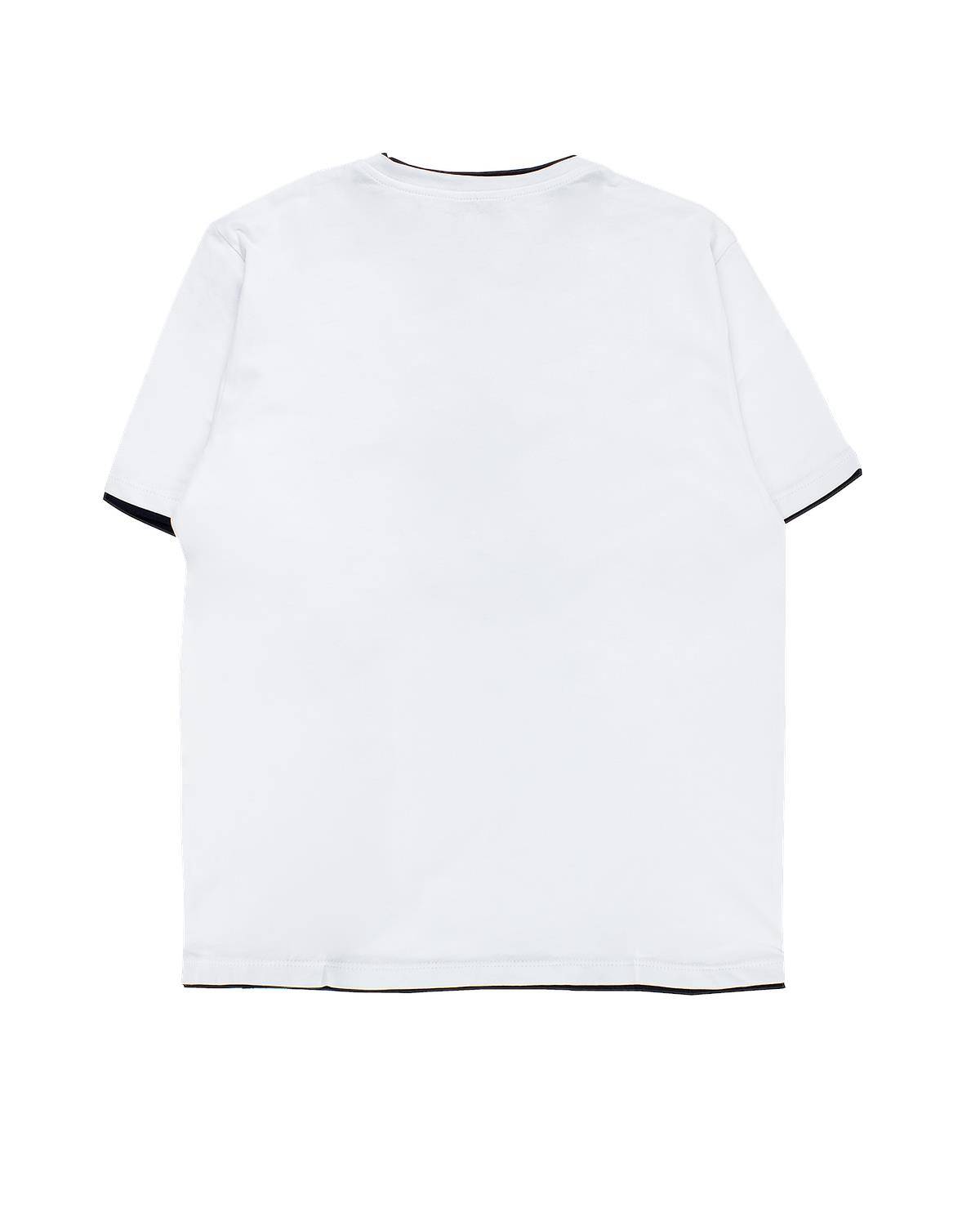 T-SHIRT PAOLO PECORA PP3665 BIANCO-NERO-1