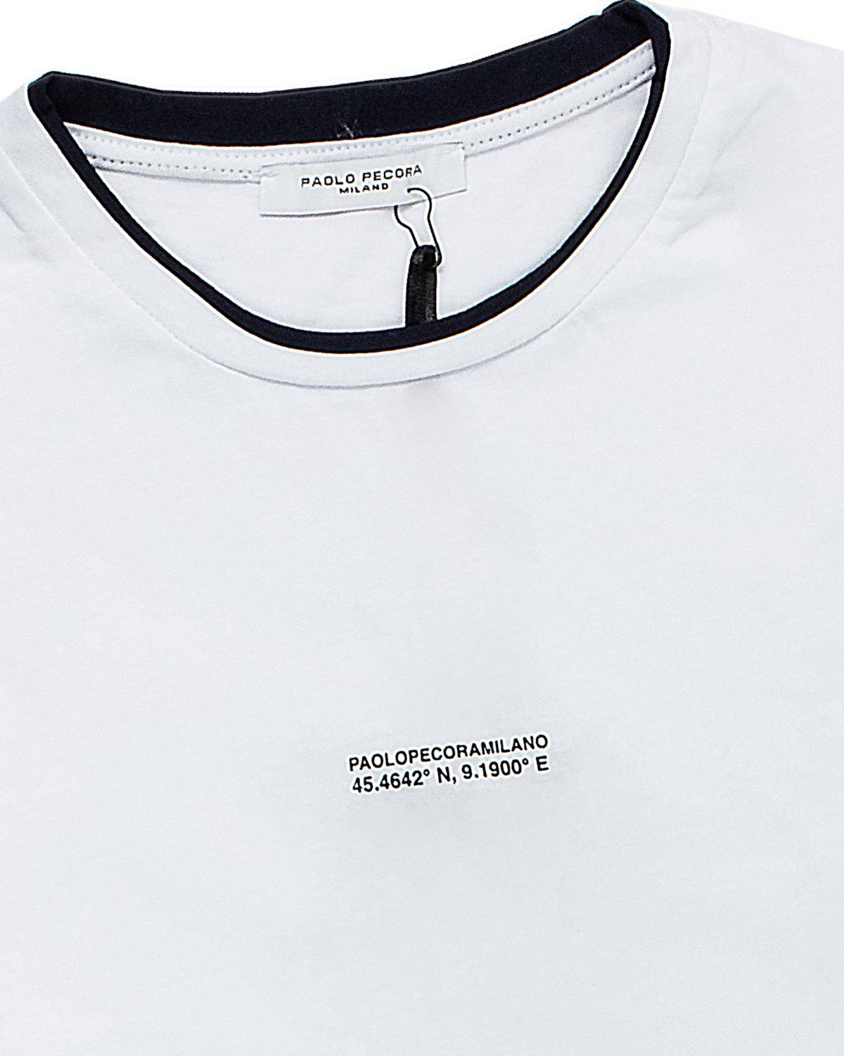 T-SHIRT PAOLO PECORA PP3665 BIANCO-NERO-2