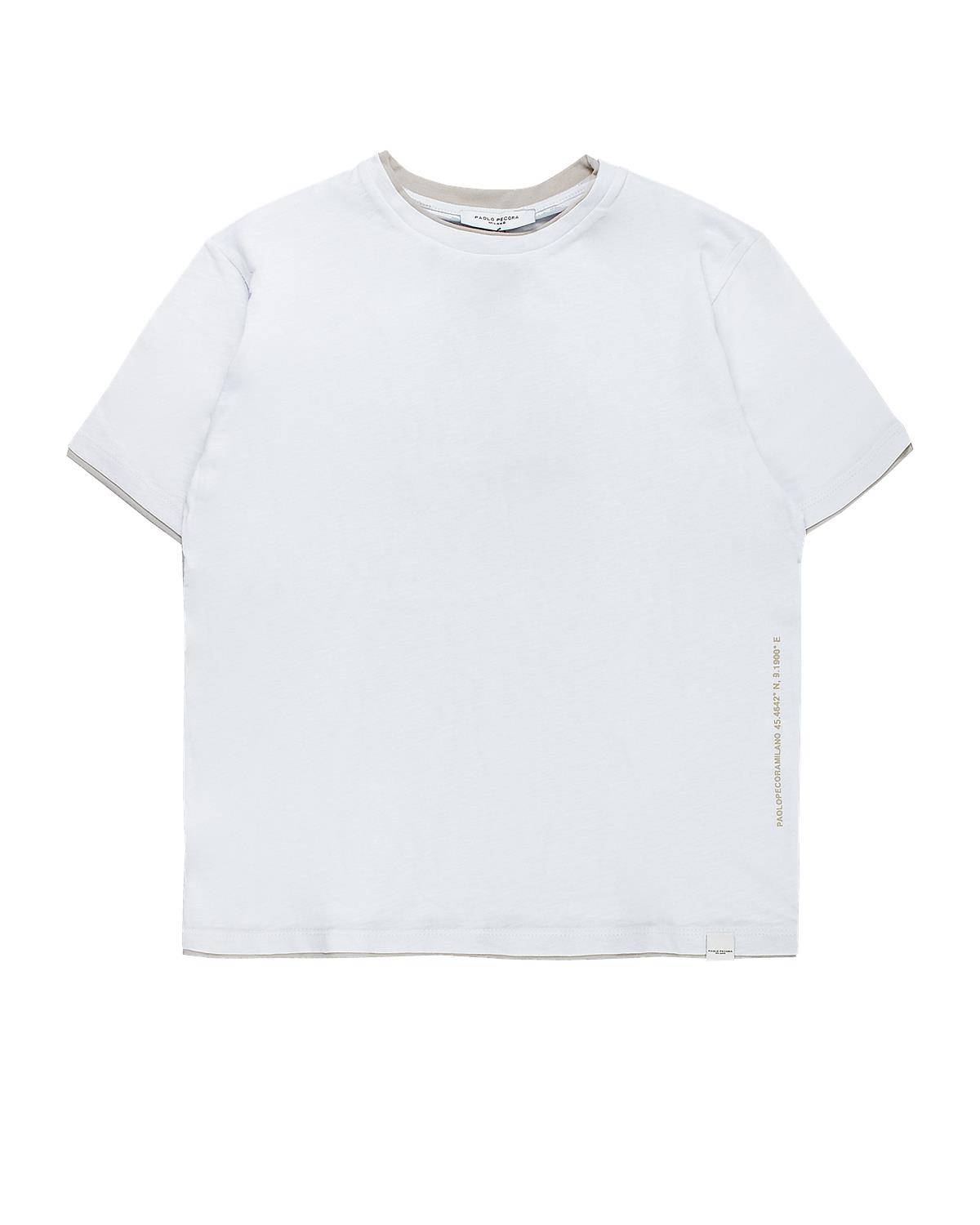 T-SHIRT PAOLO PECORA PP3677 BIANCO-SABBIA