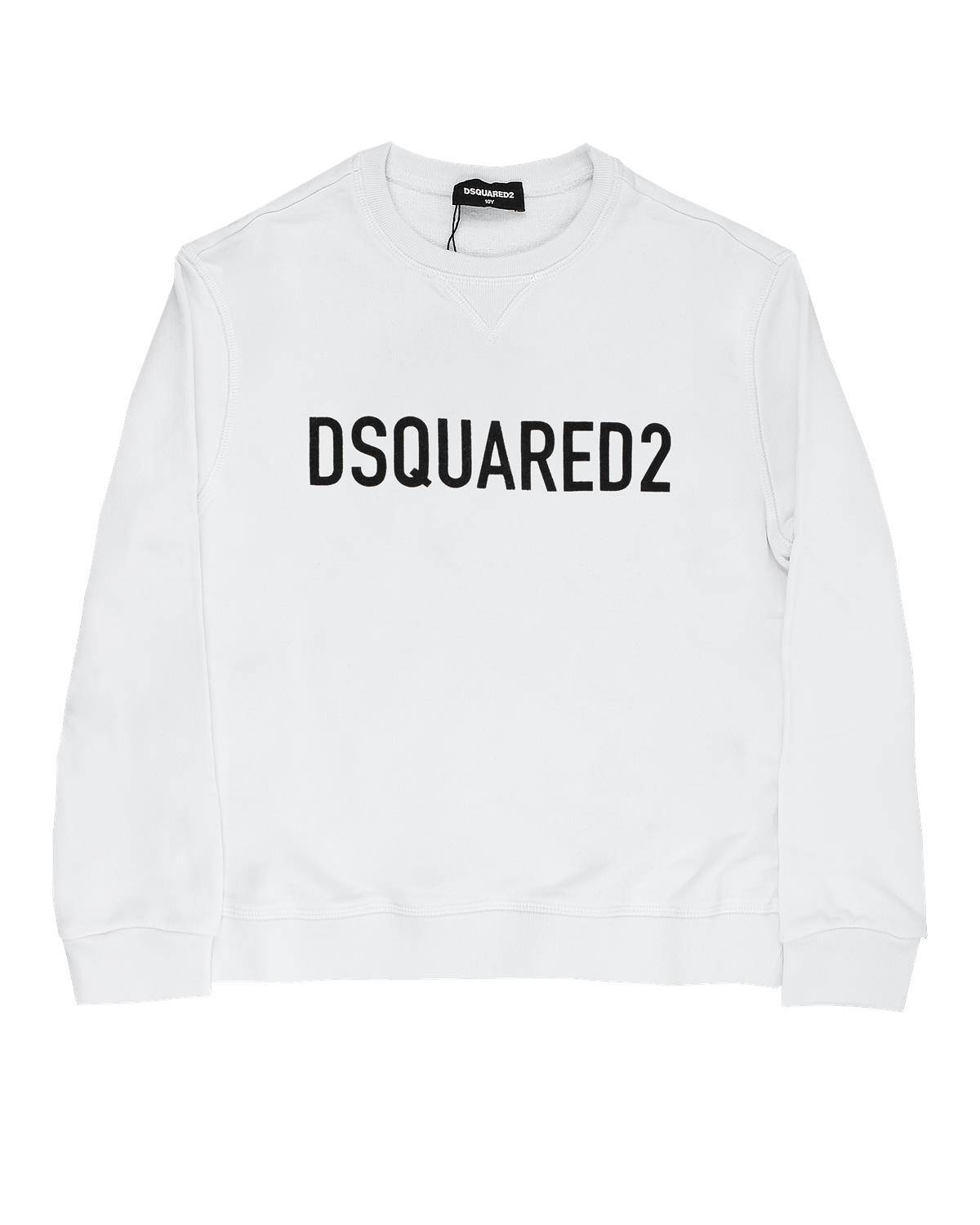 FELPA DSQUARED2 DQ2009 WHITE