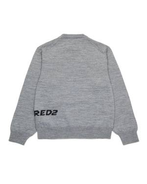MAGLIA DSQUARED2 DQ2453 SMOKE GREY MELANGE-1-mini