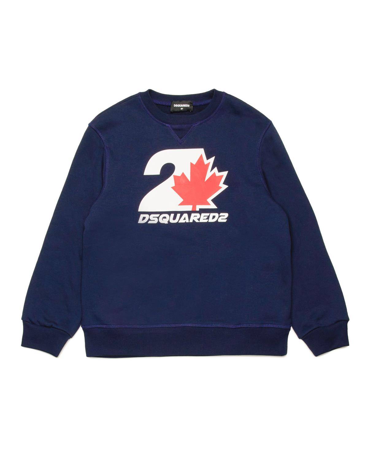 FELPA DSQUARED2 DQ2469 DRESS BLUE