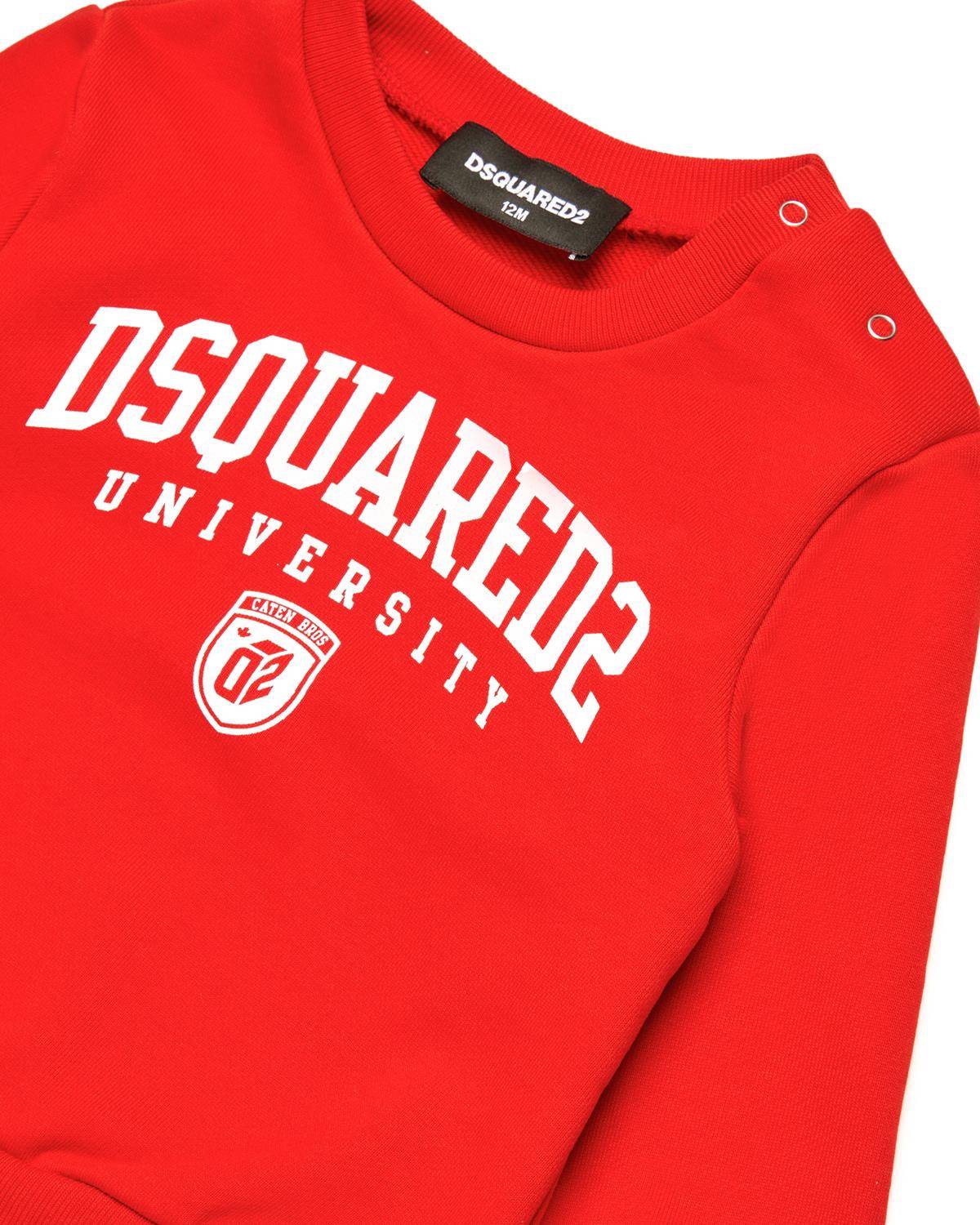 FELPA DSQUARED2 DQ2501 TOMATO RED-2
