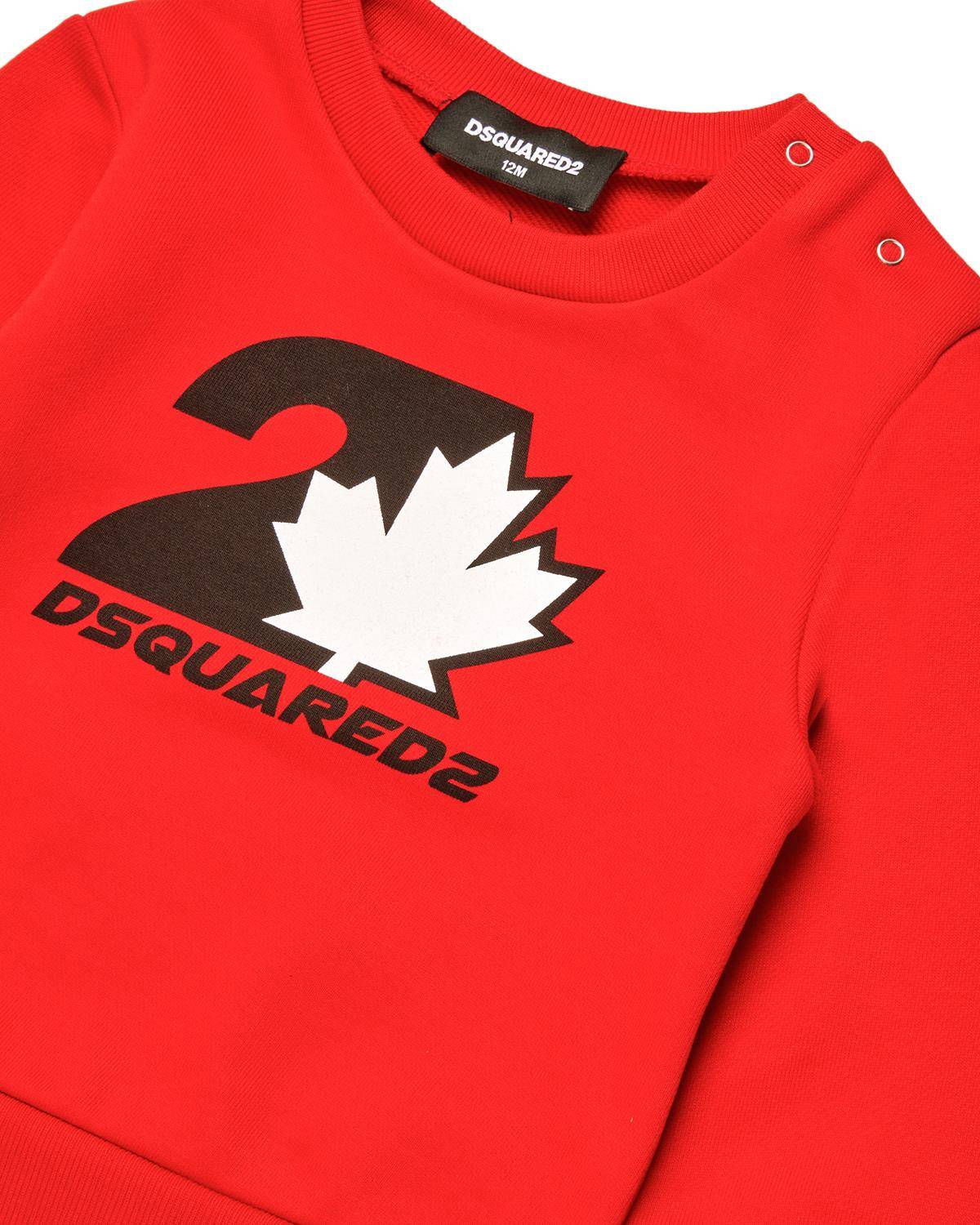 FELPA DSQUARED2 DQ2503 TOMATO RED-2