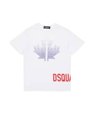 T-SHIRT DSQUARED2 DQ2537 WHITE-mini