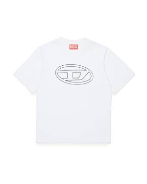 T-SHIRT DIESEL J01788 BIANCO-mini