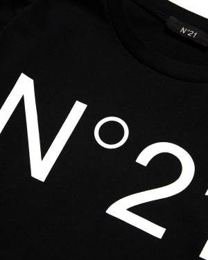 T-SHIRT N21 N21808 BLACK-2-mini