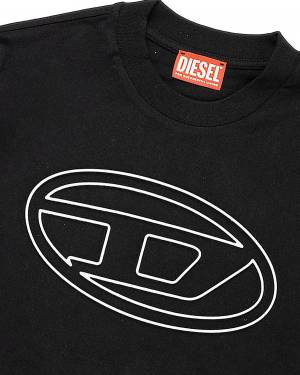 T-SHIRT DIESEL J02016 NERO-2-mini