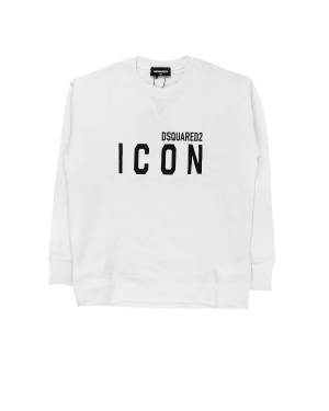 FELPA DSQUARED2 DQ2667 WHITE