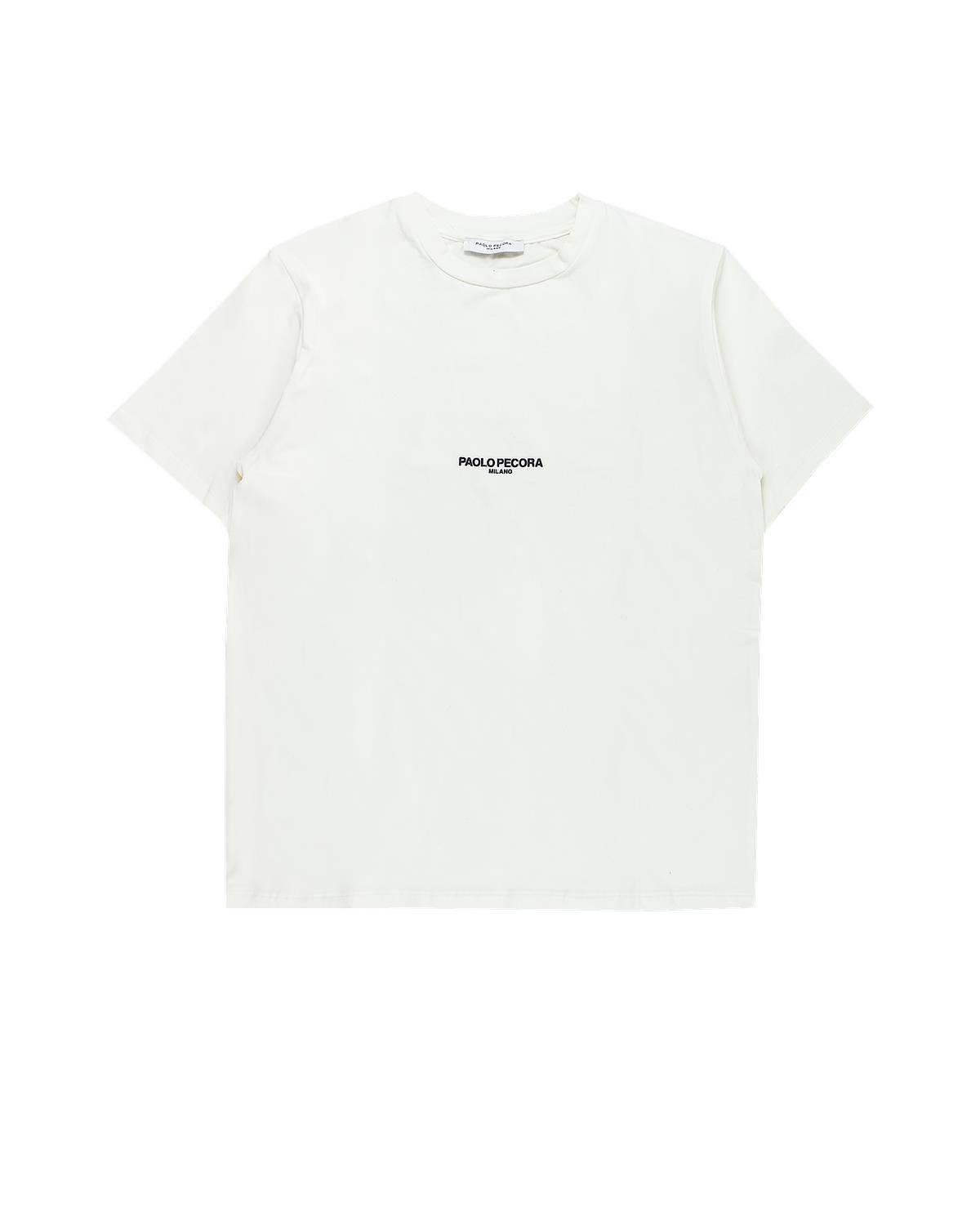 T-SHIRT PAOLO PECORA PP3736 GESSO-NERO
