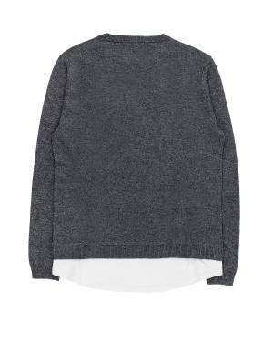 MAGLIA PAOLO PECORA PP3739 GRIGIO MELANGE-1-mini