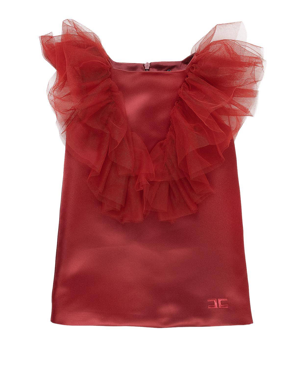 ABITO ELISABETTA FRANCHI EGAB152 RED VELVET-0