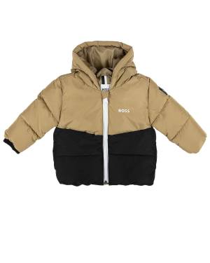 GIUBBOTTO BOSS J51256 BEIGE NERO