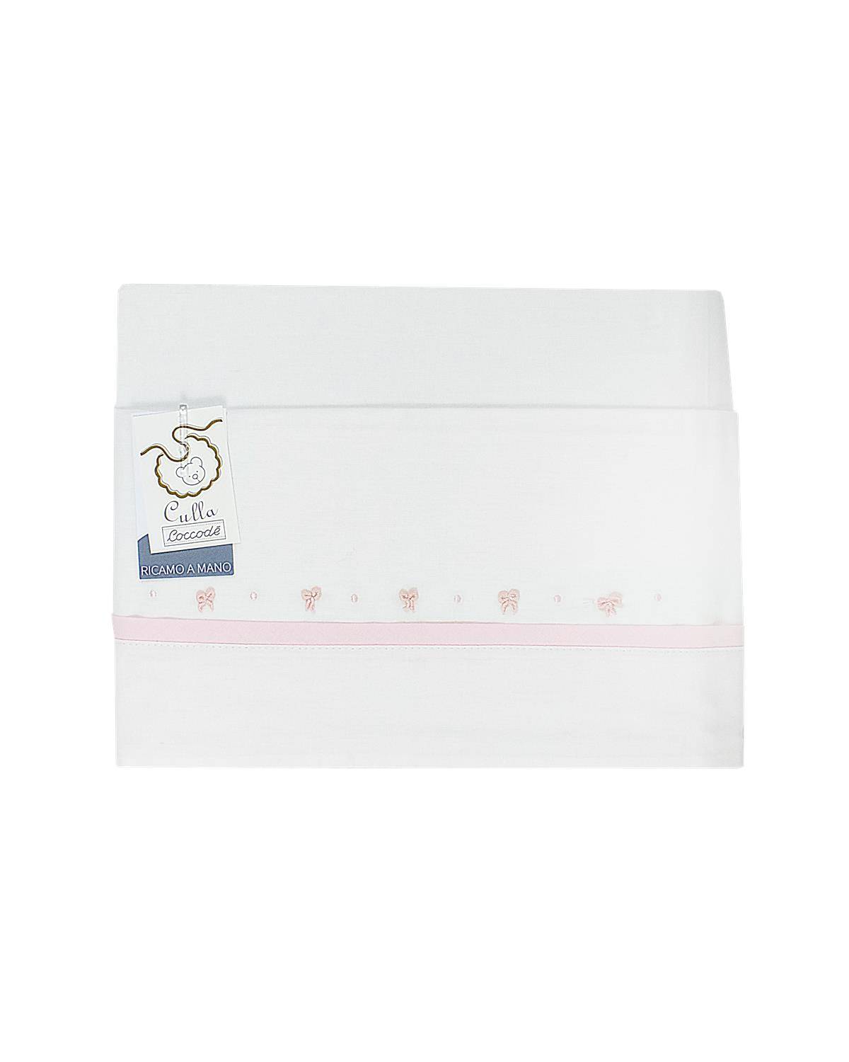 LENZUOLO COCCODÉ C60401 Bianco/Rosa-0