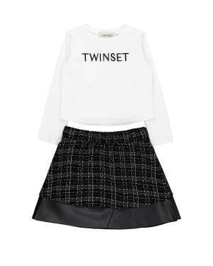 COMPLETO TWINSET 242GJ2070 BIANCO/NERO