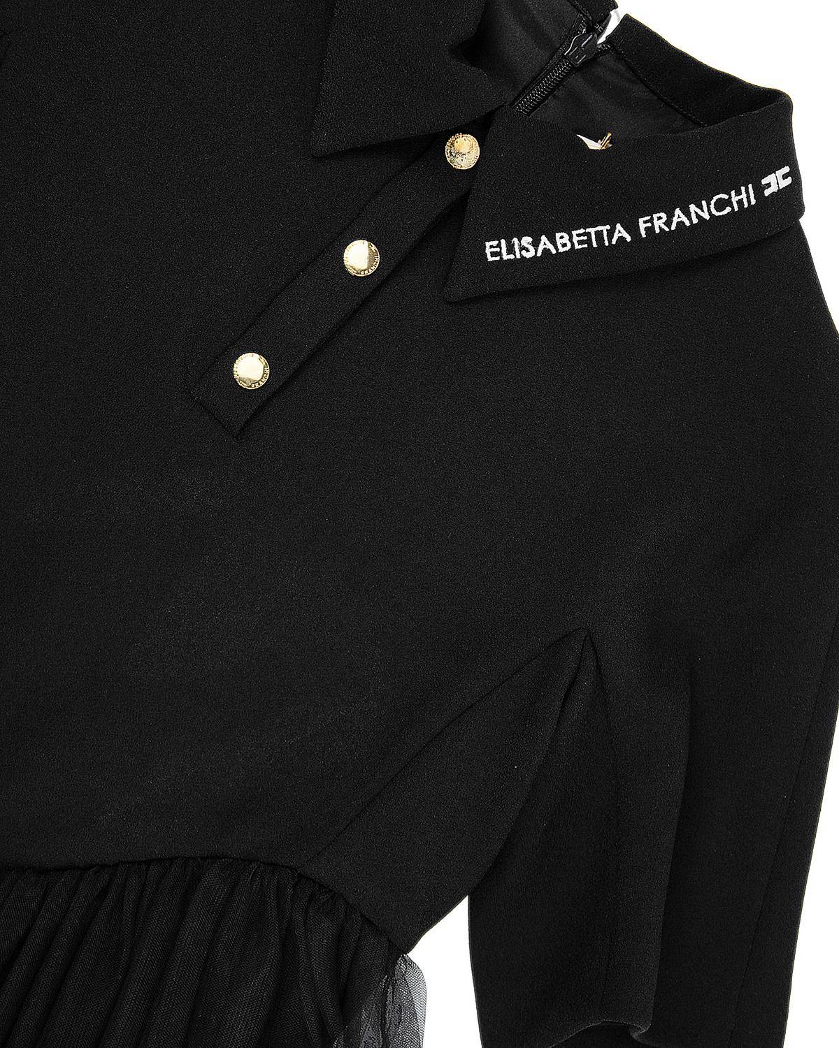 ABITO ELISABETTA FRANCHI EFAB559 NERO/AVORIO-2