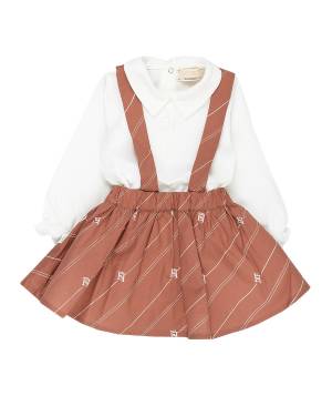 COMPLETO ELISABETTA FRANCHI ENCD083 OMBRETTO/AVORIO