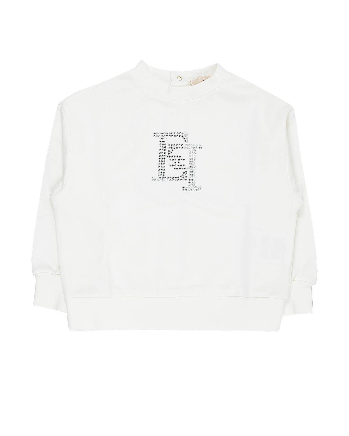 FELPA ELISABETTA FRANCHI EGFE050J AVORIO/CRYSTAL-0