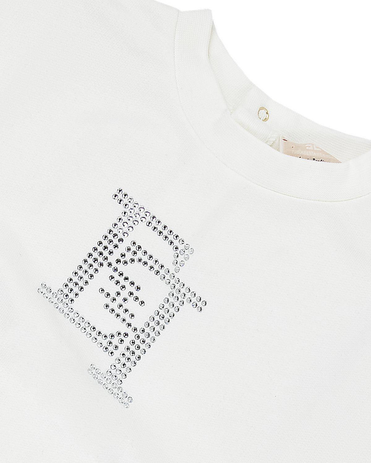 FELPA ELISABETTA FRANCHI EGFE050J AVORIO/CRYSTAL-2