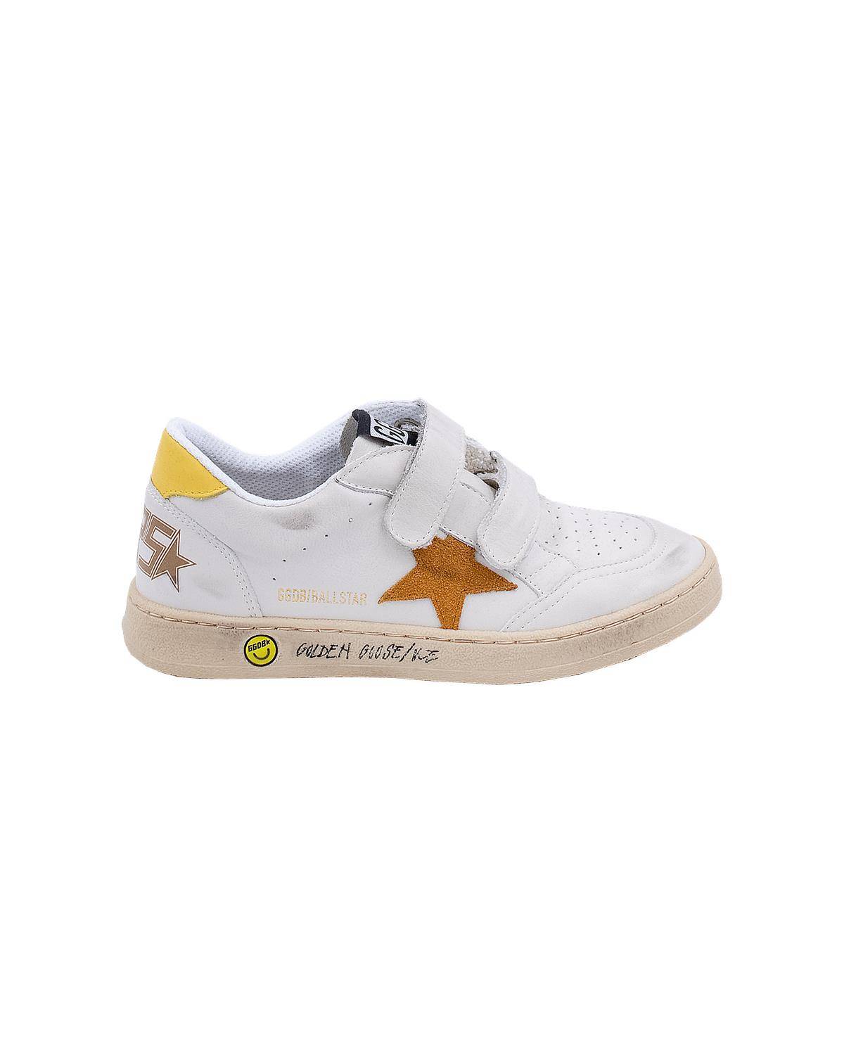 SCARPE GOLDEN GOOSE  GYF00501 BIANCO OCRA-0