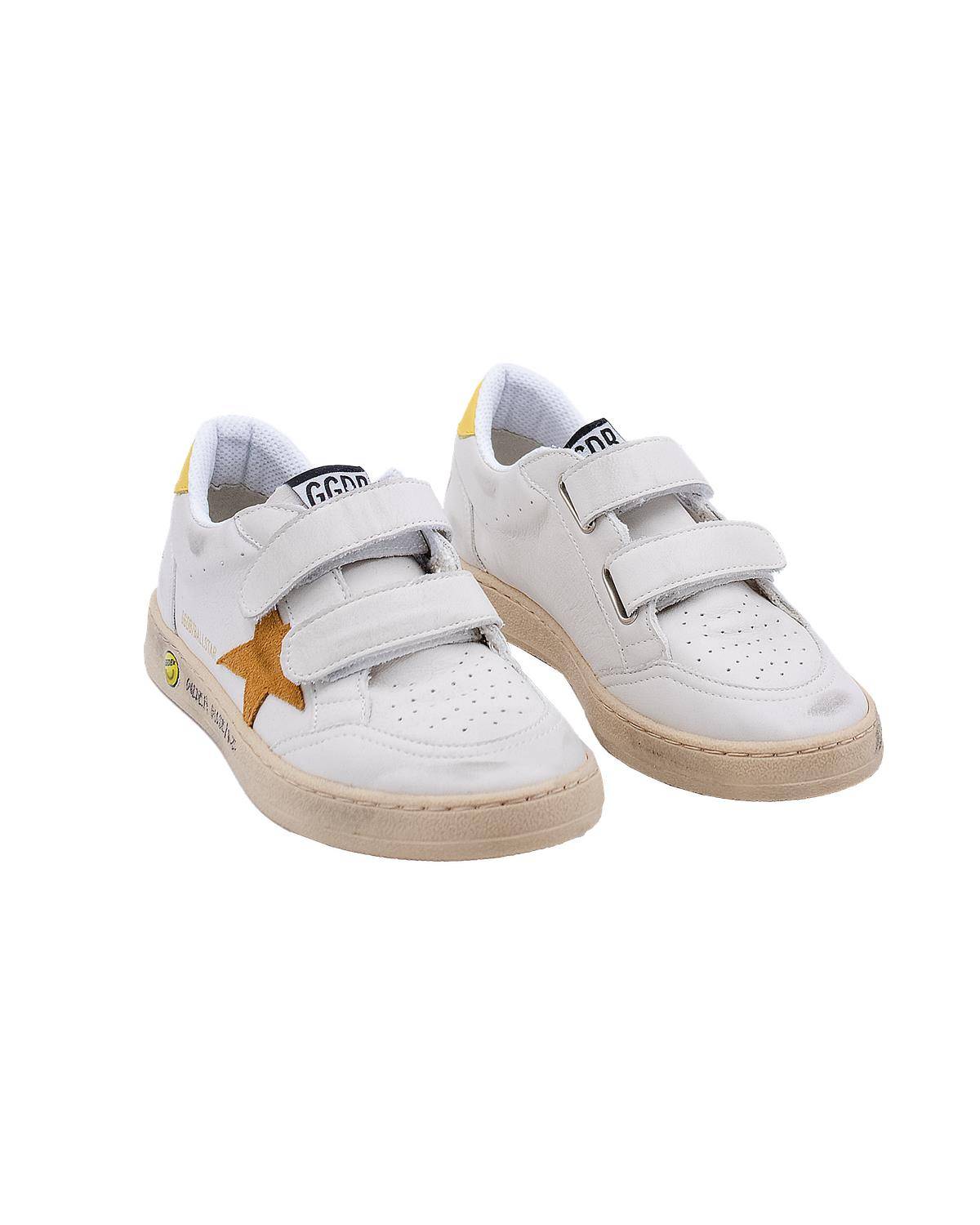 SCARPE GOLDEN GOOSE  GYF00501 BIANCO OCRA-2
