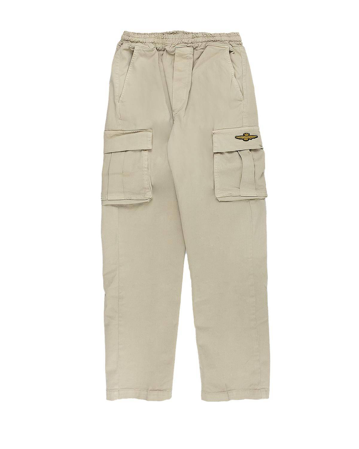 PANTALONE AERONAUTICA MILITARE 252PA0001A PUDDLE BEIGE-0