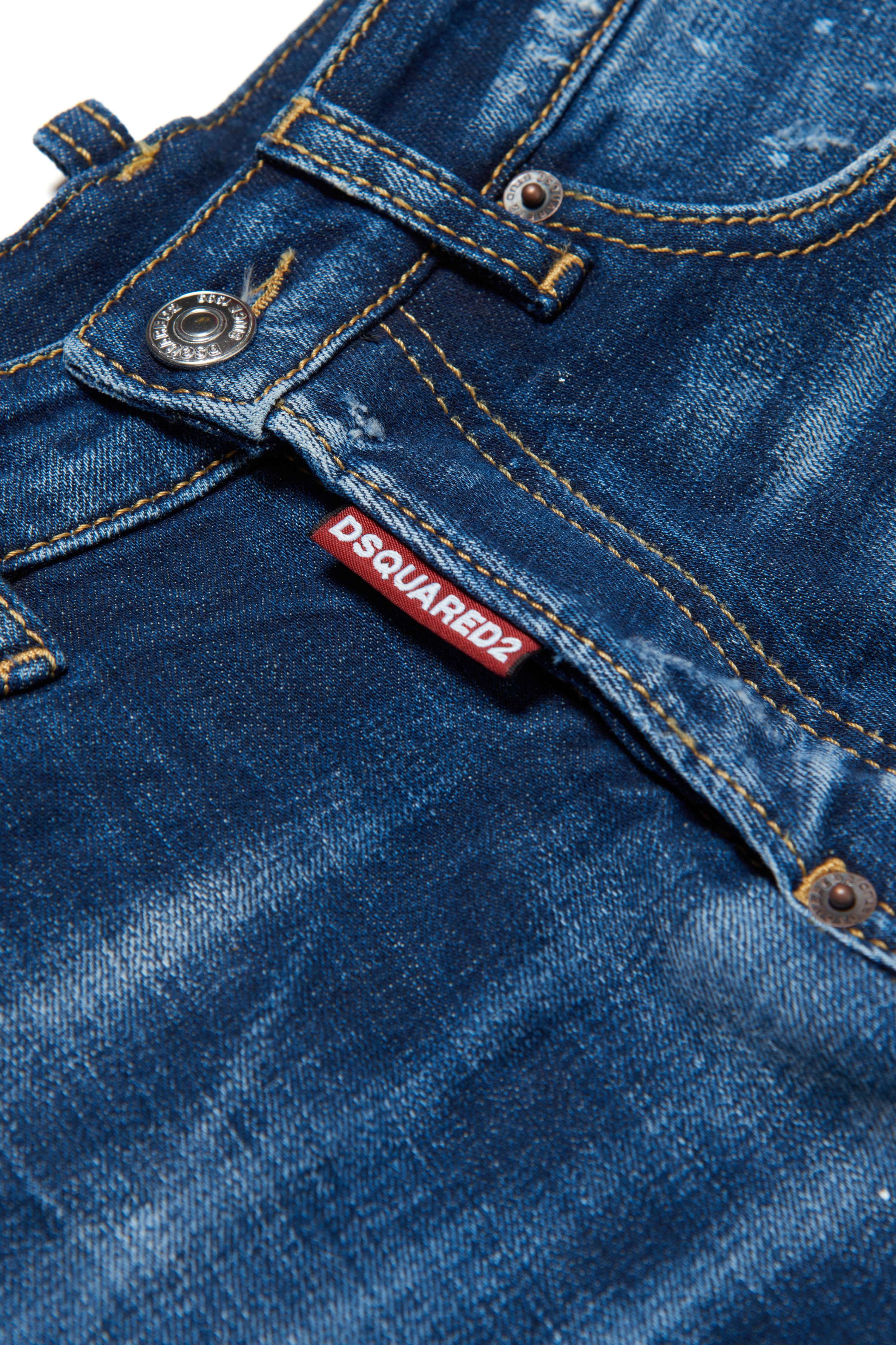 PANTALONCINO DSQUARED2 DQ0782 BLUE DENIM-2