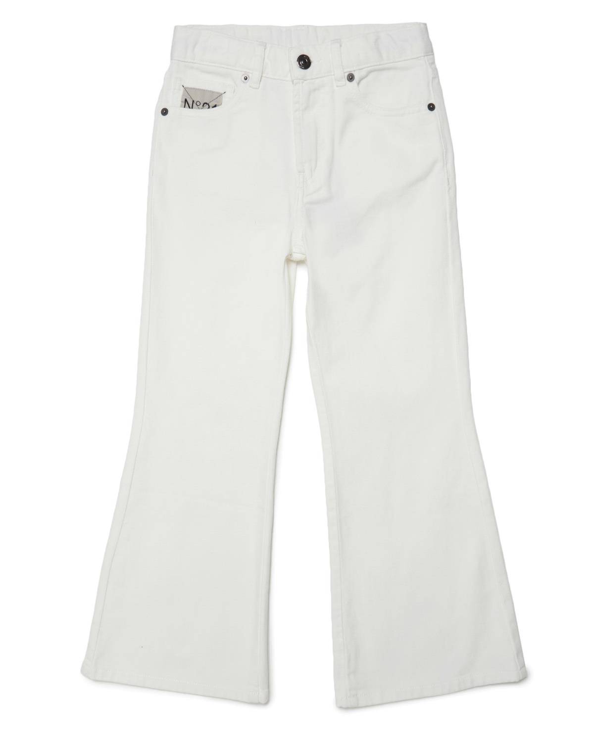 PANTALONE N21 N21640 NATURAL WHITE-0
