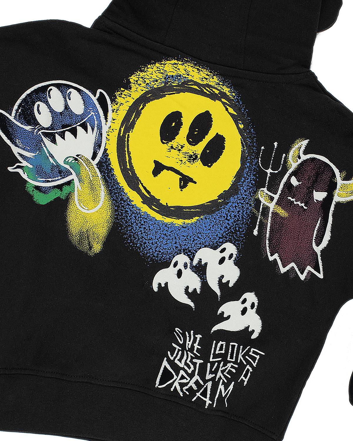 FELPA BARROW F4BKJUHS056 NERO/BLACK-2