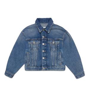 GIUBBOTTO MM6 MARGIELA M60374 BLUE DENIM