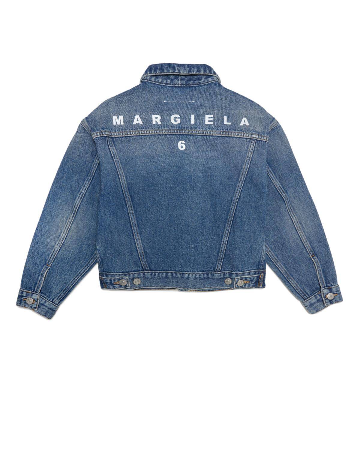 GIUBBOTTO MM6 MARGIELA M60374 BLUE DENIM-1